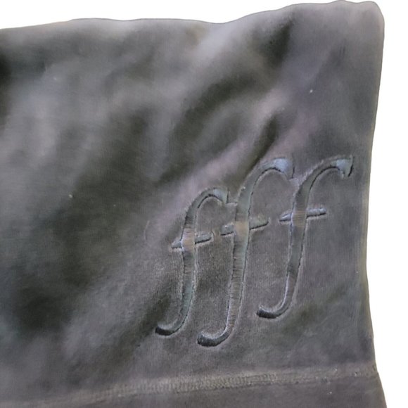 USAPro Womens Velour Track Suit Small Grey Hooded Faith Fearless Female Y2K - Picture 16 of 16